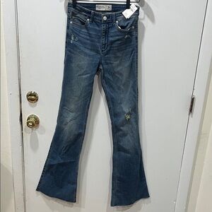 Abercrombie & Fitch Dark Blue Flare Jeans